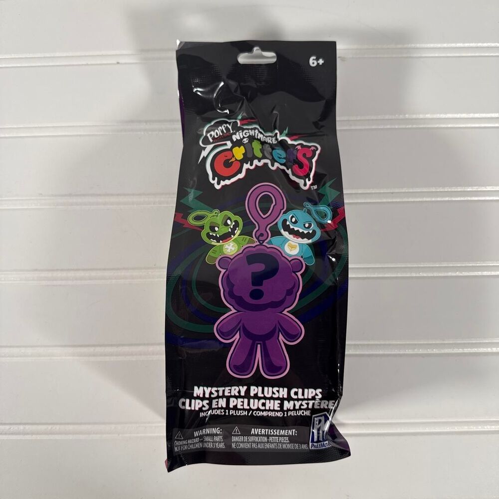 Poppy Playtime Nightmare Critters Mystery Plush Clip